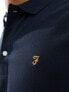 Фото #5 товара Farah Blanes short sleeve polo shirt in navy