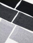 Фото #6 товара Lindex 4 pack socks in grey and black tones