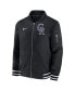 Men's Black Colorado Rockies Authentic Collection Full-Zip Bomber Jacket