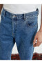 Фото #6 товара Straight Fit Boru Paça Kot Pantolon - Mark Jean