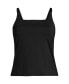 ფოტო #2 პროდუქტის Plus Size Square Neck Tankini Swimsuit Top