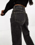 Фото #4 товара Cotton:On loose straight leg jeans in washed black