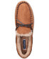 Фото #5 товара Men's Faux-Suede Moccasin Slippers with Faux-Fur Lining, Created for Macy's