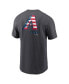 Фото #4 товара Men's Anthracite Arizona Diamondbacks Americana T-shirt