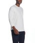 Фото #4 товара Men's Long Sleeved Brushed Jersey Crew Neck T-shirt