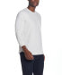 Фото #8 товара Men's Long Sleeved Brushed Jersey Crew Neck T-shirt