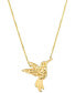 Multicolor Diamond Hummingbird 19" Pendant Necklace (3/8 ct. t.w.) in 14k Gold