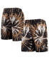 Фото #1 товара Men's Black New Orleans Saints Retro Static Mesh Lounge Shorts