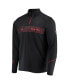 Фото #3 товара Men's Black Texas Tech Red Raiders Sideline Performance Lightweight Quarter-Zip Jacket