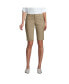 Фото #2 товара Women's School Uniform Stretch Chino Bermuda Shorts