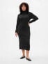 Фото #4 товара CashSoft Turtleneck Maxi Sweater Dress