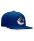 ფოტო #3 პროდუქტის Men's Blue Vancouver Canucks Core Primary Logo Fitted Hat