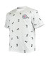 ფოტო #3 პროდუქტის Men's Kawhi Leonard White LA Clippers Big and Tall Allover Name and Number T-shirt
