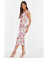 ფოტო #3 პროდუქტის Women's Floral Bardot Midi Dress