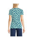 ფოტო #2 პროდუქტის Women's Tall Cotton Rib T-shirt