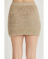 ფოტო #3 პროდუქტის Women's Bailey Two-tone Sweater Mini Skirt