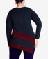 Фото #2 товара Plus Size Round Neck Sweater