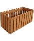 Фото #1 товара Meranti Wood Decorative Picket Style Planter Box - 24 in