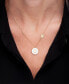 ფოტო #2 პროდუქტის Mother-of-Pearl (10mm) & Cubic Zirconia Hamsa Hand & Evil Eye Pendant Necklace in 14k Gold-Plated Sterling Silver, 16" + 2" extender