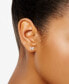 ფოტო #4 პროდუქტის Diamond Pavé Butterfly Stud Earrings (1/5 ct. t.w.) in 10k White, Yellow or Rose Gold