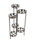 Фото #1 товара Bronze Steel 6-Tier Staggered Folding Plant Stand - 45 in