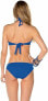 Becca 262781 Women's Electric Current High-Neck Macrame Bikini Top Size Small
