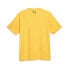 Puma Village Wear Graphic Crew Neck Short Sleeve T-Shirt Mens Yellow Casual Tops