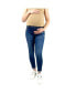 ფოტო #1 პროდუქტის Maternity Distressed Skinny Jeans
