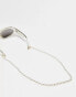 Jeepers Peepers pearl sunglasses chain in gold