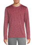 Фото #1 товара Russell T-Shirt Men's XL Sparkling Merlot Active Engineered Jacquard Crew Neck