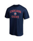 Фото #3 товара Men's Navy Chicago Cubs Team Heart & Soul T-shirt