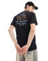 Vans holder classic back print t-shirt in black