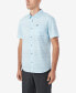 Фото #3 товара Men's Seafaring Stripe Short Sleeve Standard Shirt