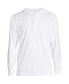 ფოტო #1 პროდუქტის Men's Tall Super-T Long Sleeve Henley T-Shirt