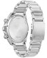 Фото #3 товара Men's Chronograph Eco Drive Sport Stainless Steel Bracelet Watch 45mm, Created for Macy's