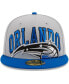 Фото #2 товара Men's Gray, Blue Orlando Magic Tip-Off Two-Tone 59FIFTY Fitted Hat