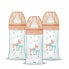 Set of baby's bottles Dodie 3 uds