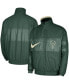 Фото #2 товара Куртка мужская Nike Milwaukee Bucks военного зеленого цвета для игры на корте Одежда и обувь > Мужчинам > Верхняя одежда > Куртки