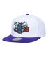 Men's White Charlotte Hornets Soul Logo Shine 2-Tone Snapback Hat