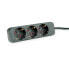 Фото #3 товара ROLINE 19.07.1067 - 3 m - 3 AC outlet(s) - Indoor - Plastic - Black - 250 V