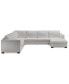 Фото #3 товара Arond 144" 3-Pc. Leather Sectional with Chaise, Created for Macy's