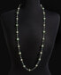 Фото #2 товара Silver-Tone Color Bead & Imitation Pearl Strand Necklace, 40" + 2" extender, Created for Macy's