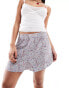 Фото #1 товара Free People ditsy floral boxer shorts in pink multi