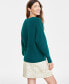 Фото #2 товара Women's Dolman-Sleeve Crewneck Sweater, Created for Macy's