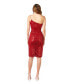 Фото #2 товара Women's - One Shoulder Midi Cocktail Dress