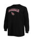 Фото #3 товара Men's Black Arizona Cardinals Big and Tall Thermal Long Sleeve T-shirt