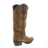 Фото #8 товара Rawhide 5142 Womens Brown Leather Slip On Cowboy Western Boots 6.5