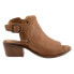 Фото #1 товара Softwalk Novara S2314-223 Womens Brown Narrow Leather Heeled Sandals Boots 10.5