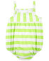 Baby Striped 1-Piece Swimsuit 3M