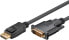 Фото #2 товара Wentronic DisplayPort/DVI-D Adapter Cable 1.2 - gold-plated - 1 m - 1 m - DisplayPort - DVI-D - Male - Female - Straight